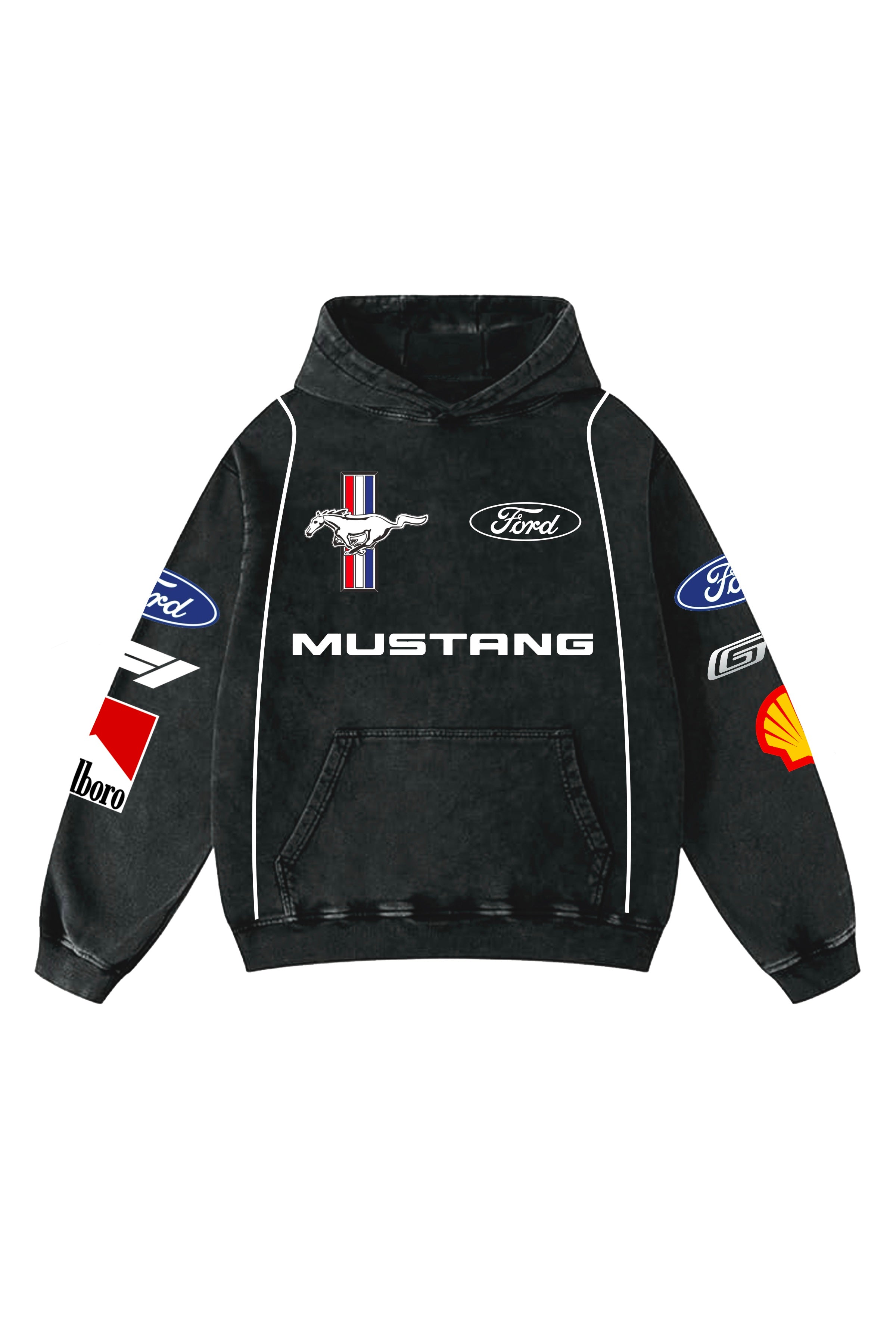 MUSTANG OVERSIZED HOODIE