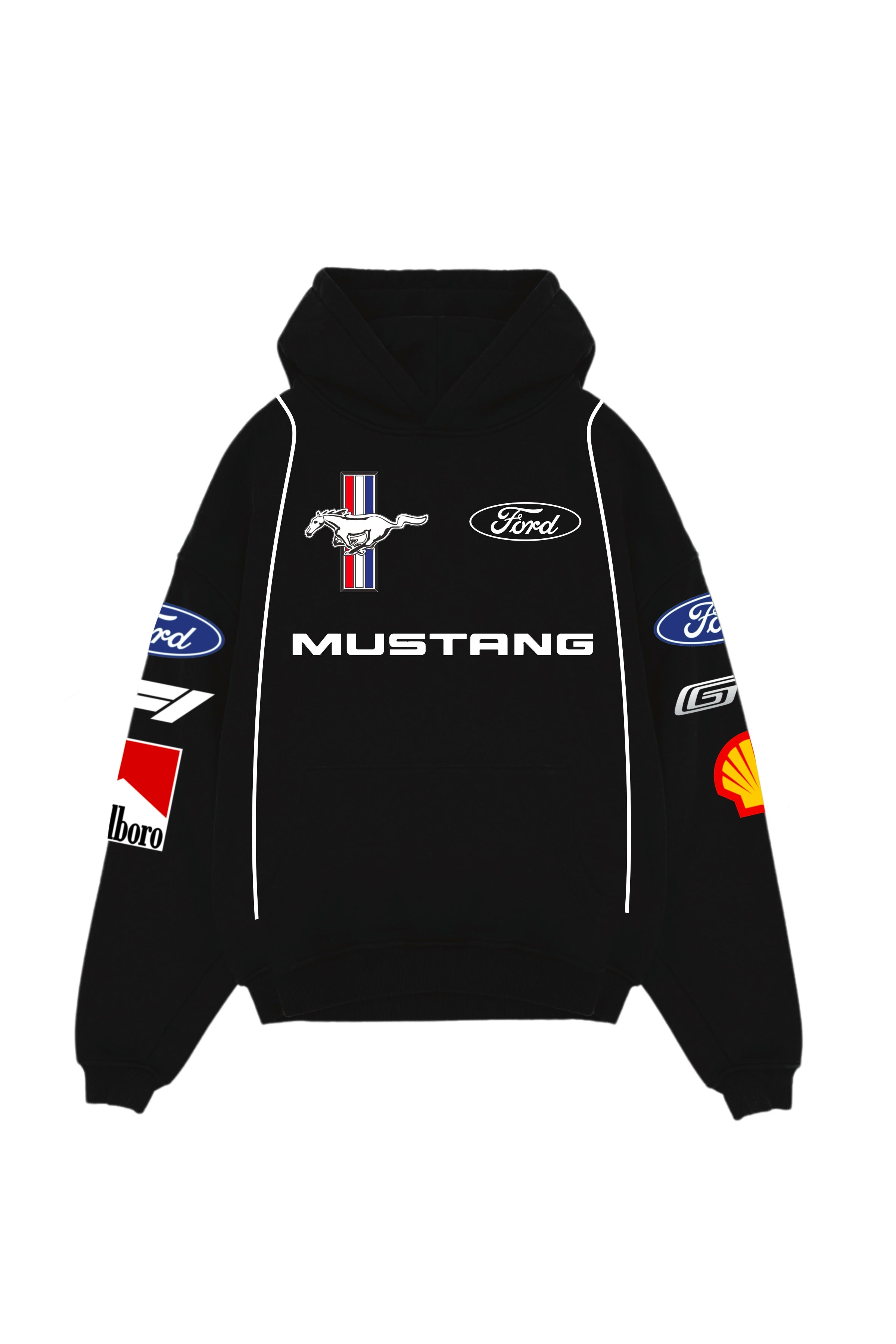 MUSTANG OVERSIZED HOODIE
