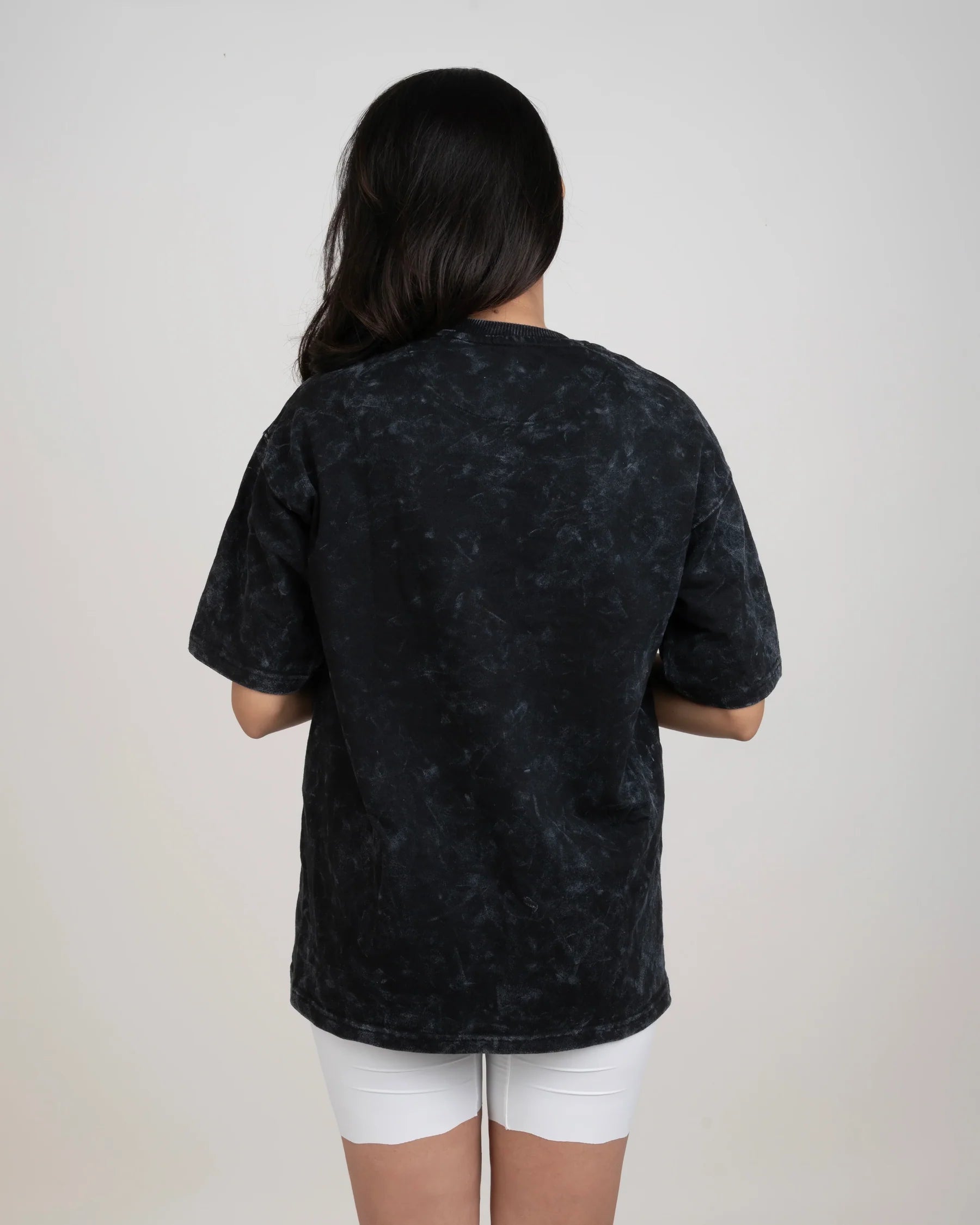 She Was Fragile Acid Wash Oversized T-Shirt