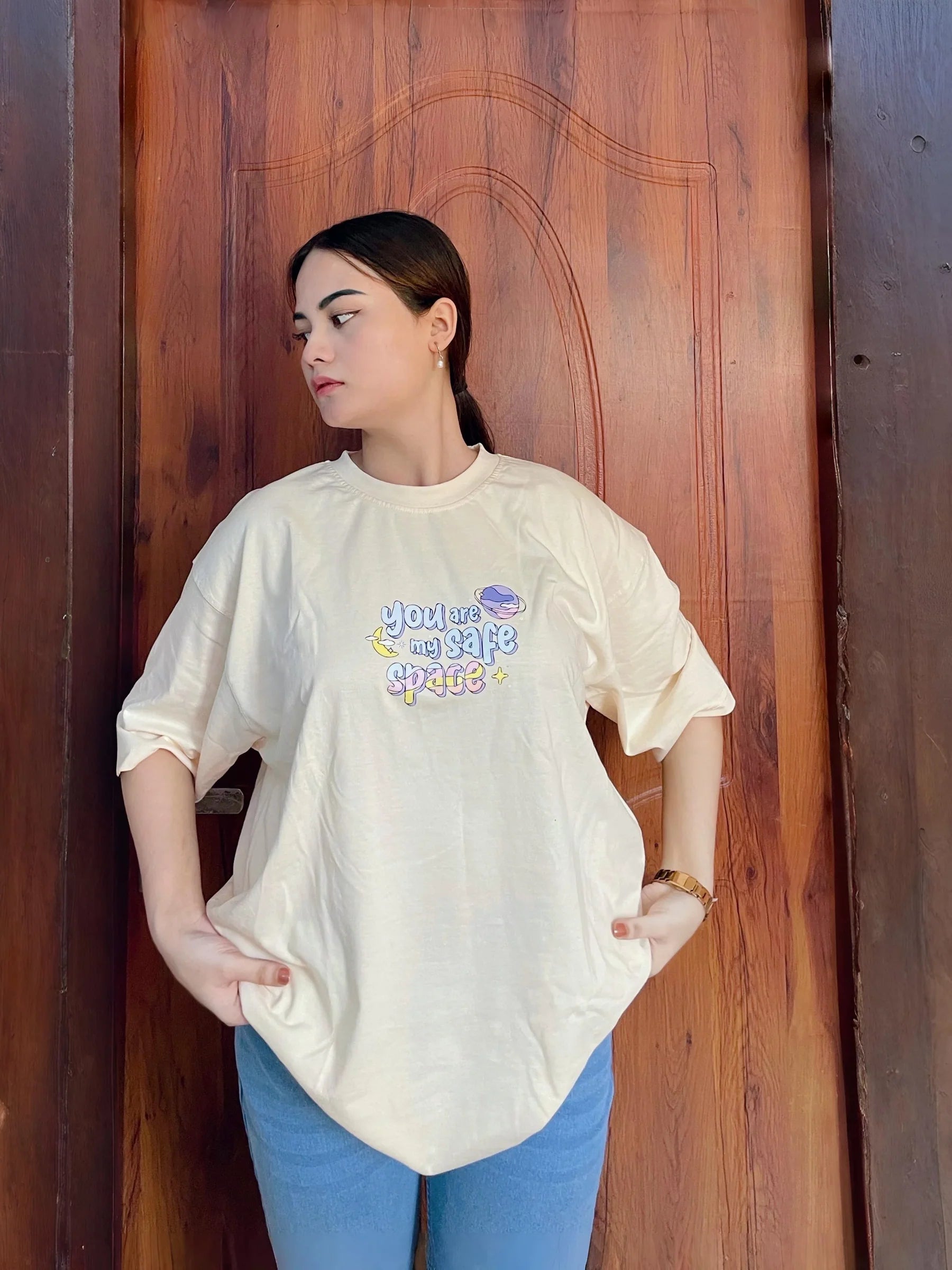 You are my safe space Oversized Tee