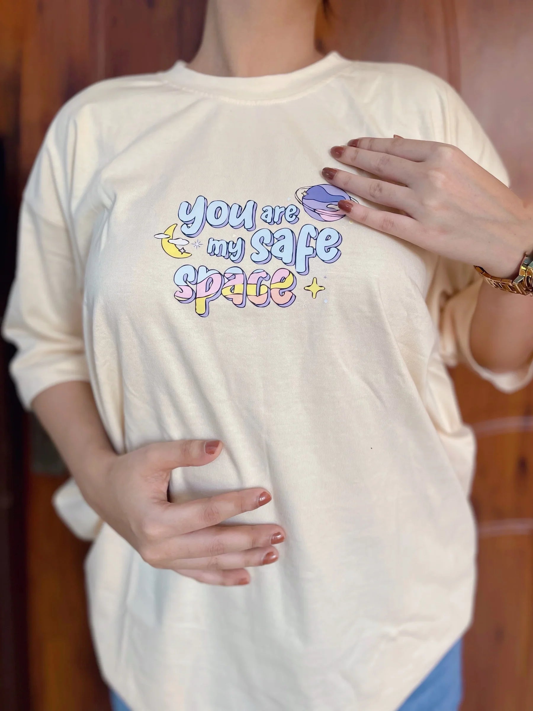 You are my safe space Oversized Tee